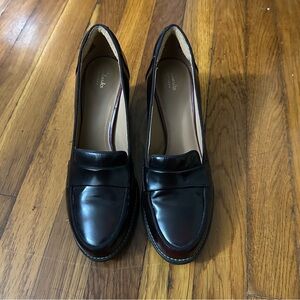 Clarks loafer heels